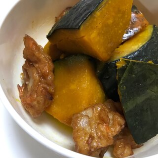 かぼちゃと加賀揚げの煮物